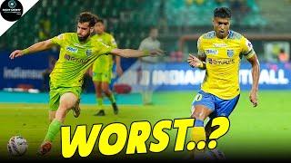 SOME BAD PERFORMANCES OF THE SEASON 🫤 Kerala blasters | Indian super league 2023/24 | Malayalam kbfc