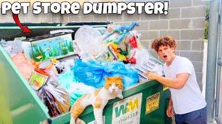 I Found CATS And AQUARIUM FISH In PET STORE DUMPSTER!