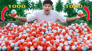 Opening 1000 Kinder Joy | Will All Toy's are Different | Very Interesting Result