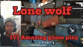 //1V1 Lone wolf amazing game play video//Labib gamig and football//