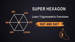 Super hexagon for trigonometric II trigonometric ratios