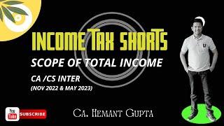 Income Tax Shorts_ Income Deemed to Receive | CA. Hemant Gupta | CA/CS Inter