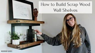 How to Build Scrap Wood Floating Wall Shelves