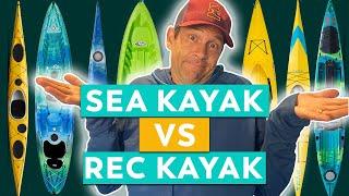 Sea Kayaks vs Recreational Kayaks | Pros and Cons