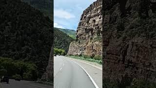 #1minuteshorts of our drive through #glenwood #canyon #lifeofatrucker #galaxys23ultra #beautiful