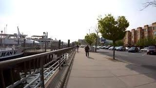 ⁴ᴷ⁶⁰ Walking NYC : Sheepshead Bay, Brooklyn (Avenue U, Nostrand Avenue, Emmons Avenue)