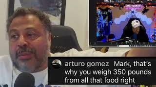 Lying about his weight, Mark Holmes drops 10 pounds in a matter of minutes | He’s over 300 pounds!