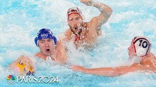 Team USA puts Romania away for first men's water polo win at the Paris Olympics | NBC Sports