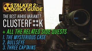 Stalker 2 Best unique AR416? Cluster eff (Three Captains side quest)