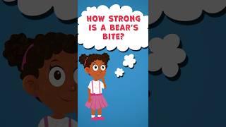 How strong is a bear’s bite? #education #learningmole #sciencefacts #animalfacts #educationalvideo