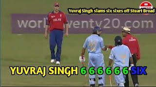 YUVRAJ SINGH 6 SIX ON FIRE VS ENGLAND T20 WORLD CUP 2007 #yuvrajsingh #yuvraj #sachintendulkar