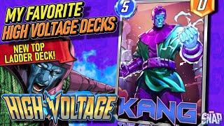 Play My Favorite High Voltage Decks & An Exclusive High Infinite List! Marvel Snap