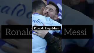 Leo Messi, Mbappé, and Neymar with Cristiano Ronaldo before the match!