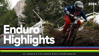 Women and Men Highlights | 2024 UCI Mountain Bike Enduro World Championships