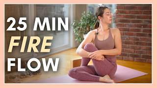 25 min Fire Element Yoga Flow - Core, Twists & Breathwork