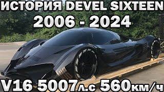 5007л.с 560км.ч Что стало с Гиперкаром Devel Sixteen?