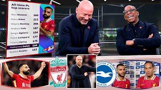 Liverpool vs Brighton 2-1 Salah Go CRAZY on Fire  Arne Slot Top the League & Ian Wright Reaction