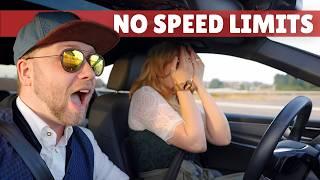 Driving the German Autobahn! First Impressions are Misleading When There is No Speed Limit