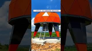 loft dome tent- space planet glamping -Space aluminum glass dome