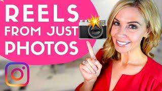 Make An Instagram Reel With JUST STILL PHOTOS! Instagram Reel Hack!