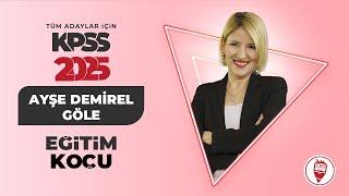 2025 KPSS - Çocuk Gelişimi Lisans Mezunları İçin KPSS Seçenekleri - AYŞE DEMİREL GÖLE