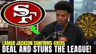 MVP JOINS THE BAY: Lamar Jackson's 49ers ANNOUNCEMENT SENDS SHOCKWAVES through NFL | 49ers news