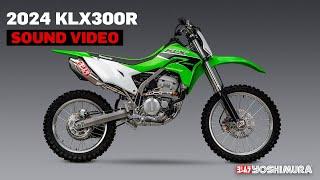 2024 KLX300R sound Stock vs. Yoshimura RS-2 Slip-on