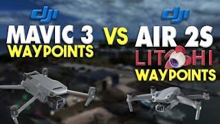 DJI Mavic 3 Waypoints vs DJI Air 2S Litchi Waypoints | DansTube.TV