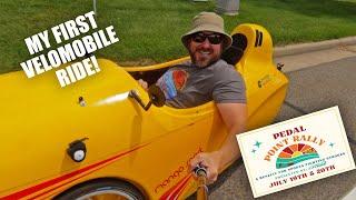 Riding a Velomobile for the first time.  Pedal Point Rally 2024