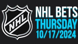 NHL Picks & Predictions Today 10/17/24 | NHL Picks Today 10/17/24 | Best NHL Bets