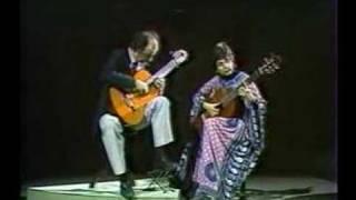 Rare Guitar Video (1974) Albeniz: Cadiz - Evangelos & Liza ( Liza  Zoe - Evangelos Assimakopoulos)