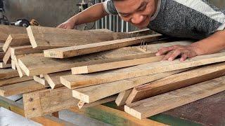 Recycle old pallets // The Idea of ​​Building a Mini Coffee Table From an Old Pallet