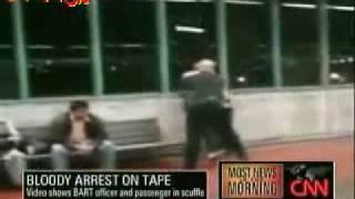 Cop Smashes Passenger's Head Through BART Station Window!