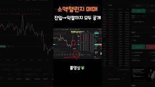이 자리 아니면 안 들어갑니다. 실전 매매 공개 #코인선물 #코인단타 #실전매매