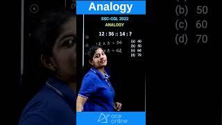 #ssccgl2024 : Mastering #analogy in #reasoning by #aishwaria | #aceonline #aceengineeringacademy