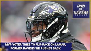 Big MVP voter sneakily tries to flip race on Lamar Jackson, former Baltimore Ravens WR pushes back