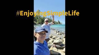 Lake Tahoe Hiking to Emerald Bay Exploring California #enjoyingsimplelife