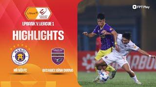 HIGHLIGHTS: HÀ NỘI FC - BECAMEX BÌNH DƯƠNG | NGẮT MẠCH KHÔNG THẮNG, NIỀM VUI TẠI "LÃNH ĐỊA"