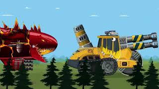 516 - Hihe Tank - Monsterpanzer VS Monster Truck - Cartoon über Panzer