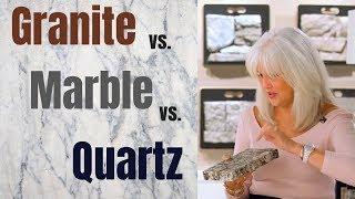 Quartz vs Granite vs Marble: How to choose the right countertop