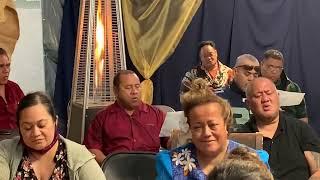 Family choir practice keyboard: Kueva, conductor: Jr; pese: Ua tele le alofa