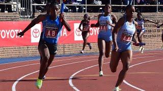 Edwin Allen 43.18 4x1 Record In Penn Relays Final!