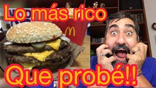 La MEJOR hamburguesa de Mc Donalds TRIPLE CUARTO DE LIBRA 2021