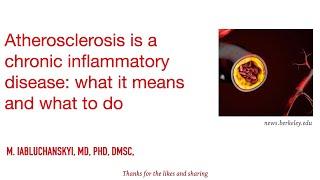 Atherosclerosis is a chronic inflammatory disease: what it means and what to do