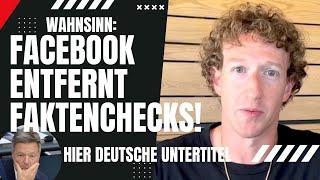 Unglaublich: Marc Zuckerbergs historische Ankündigung zur Meinungsfreiheit!