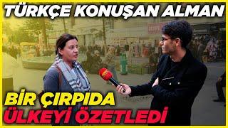 TÜRKÇE KONUŞAN ALMAN! MUHABİR BİLE ŞAŞKINA DÖNDÜ! | Sokak Röportajları