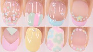 EASY SPRING/EASTER NAIL DESIGNS | easy nail art for short nails