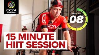 15 Minute HIIT Cardio Indoor Cycling Workout | Lose Weight Fast