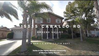 Home SOLD - 15335 Caballo Rd. Moreno Valley, CA | John Reyes & Margie Kossman Real Estate