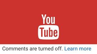 How to solve Comments Turned Off on Youtube Video